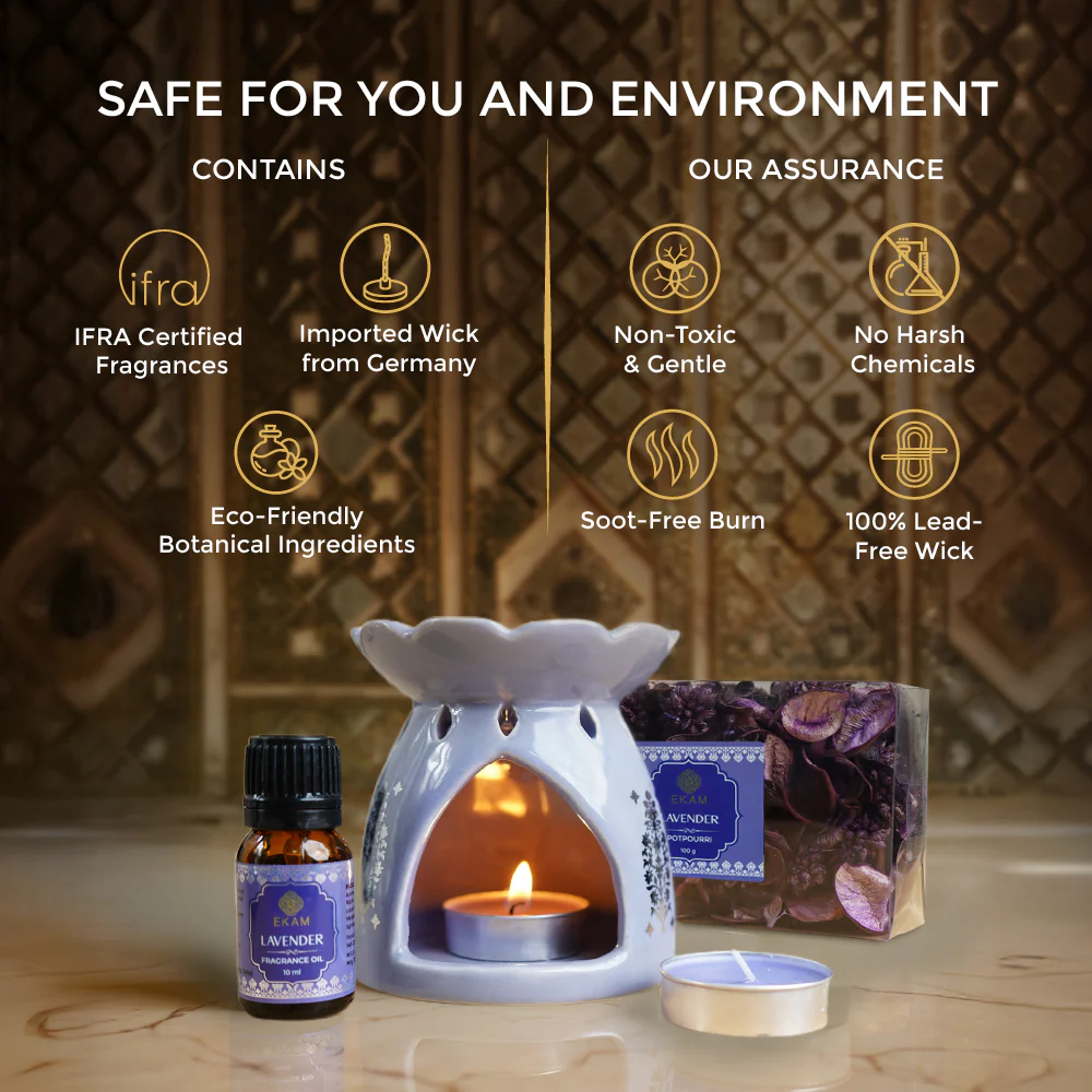 Lavender Scented Fragrance Gift Set Box| Festive Sheesh Mahal Collection, 2025-26 - Image 7