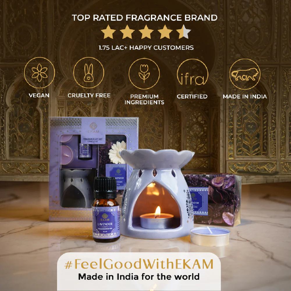 Lavender Scented Fragrance Gift Set Box| Festive Sheesh Mahal Collection, 2025-26 - Image 8