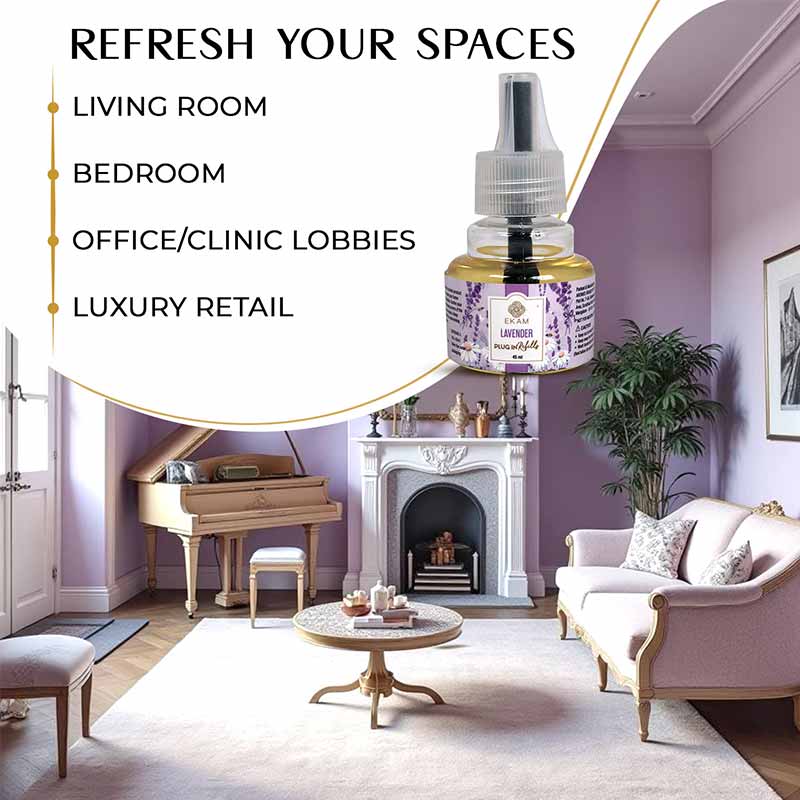 Lavender Scented Plug-In Air Freshener Kit - Image 7