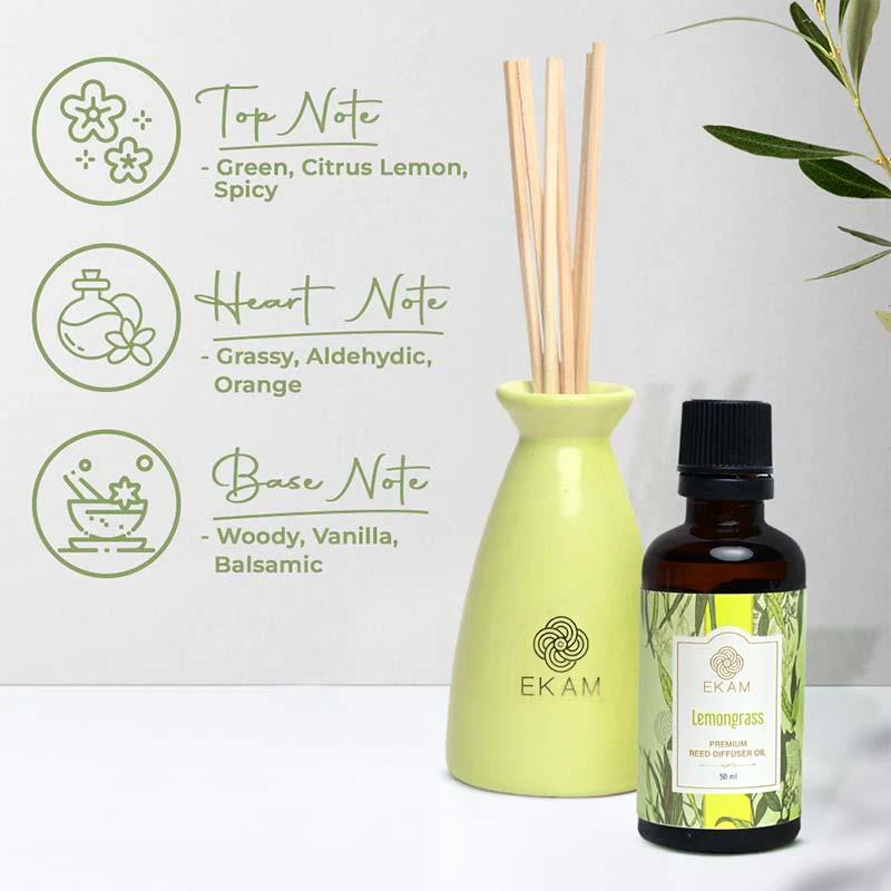 Lemongrass Reed Diffuser Set - Image 5