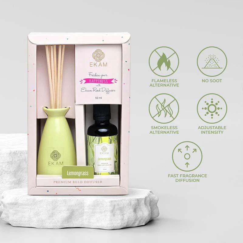 Lemongrass Reed Diffuser Set - Image 6