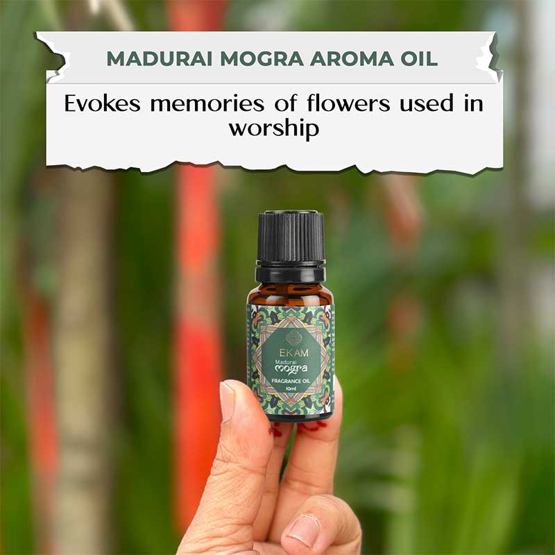 Madurai Mogra Fragrance Oil, 10ml - Image 3