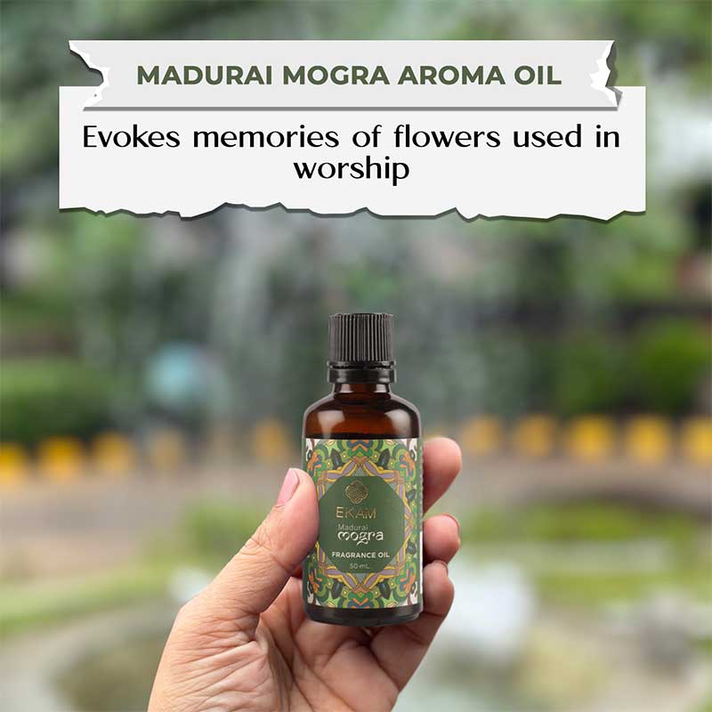 Madurai Mogra Fragrance Oil, 50ml - Image 3