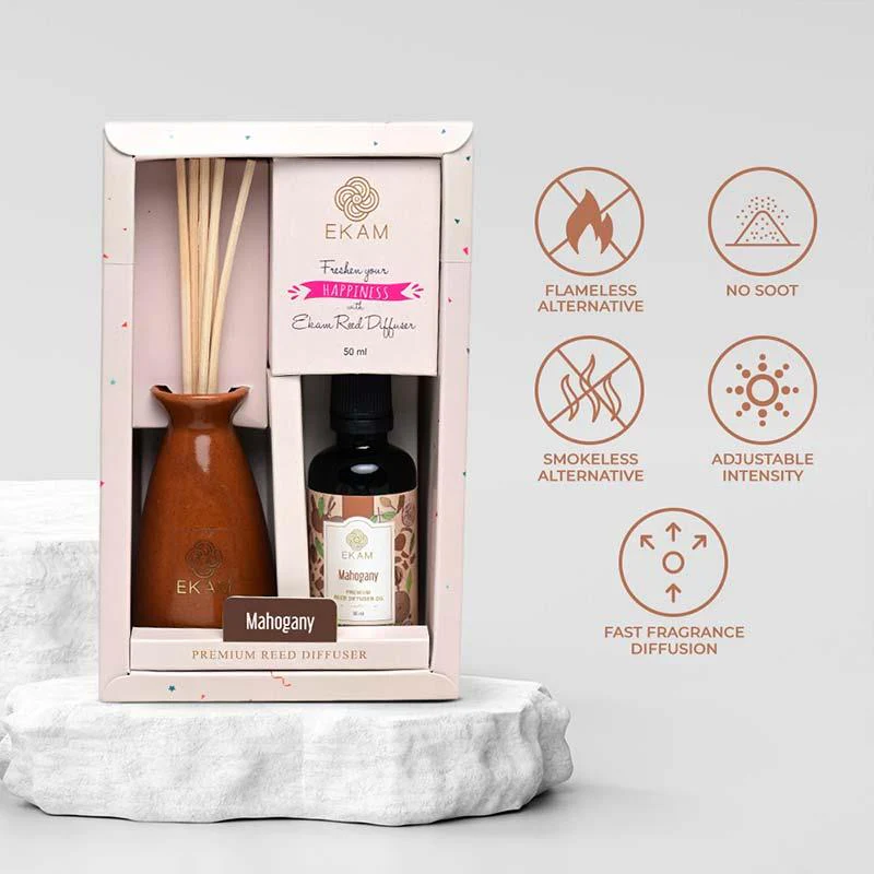 Mahogany Reed Diffuser Set - Image 6