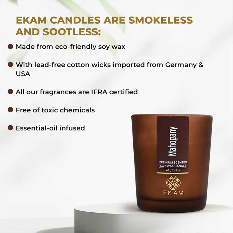 Mahogany Shot Glass Scented Candle - Image 6