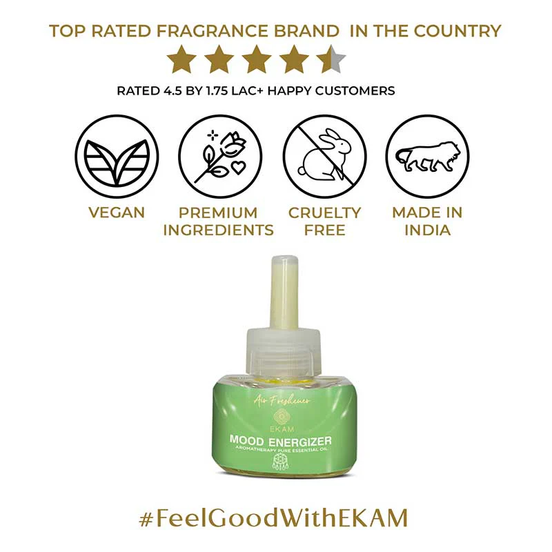 Mood Energizer Aromatherapy Plug In Refill Oil-35 ml for Positivity - Image 6
