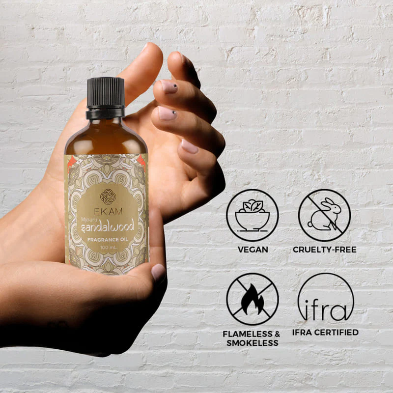 Mysuru Sandalwood Fragrance Oil, 100ml - Image 5