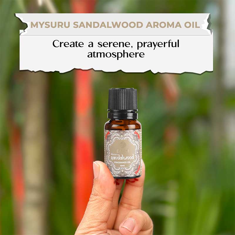 Mysuru Sandalwood Fragrance Oil, 10ml - Image 3