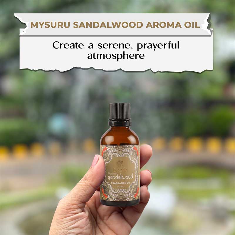 Mysuru Sandalwood Fragrance Oil, 50ml - Image 3