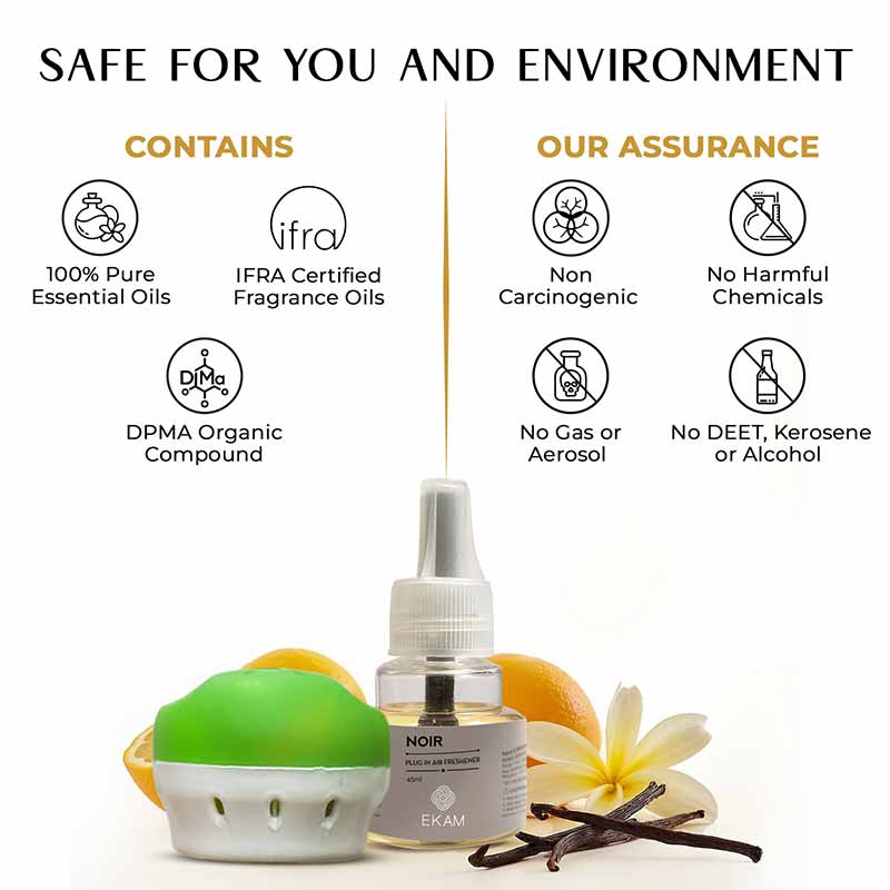 Noir Scented Plug In Air Freshener Kit - Image 4