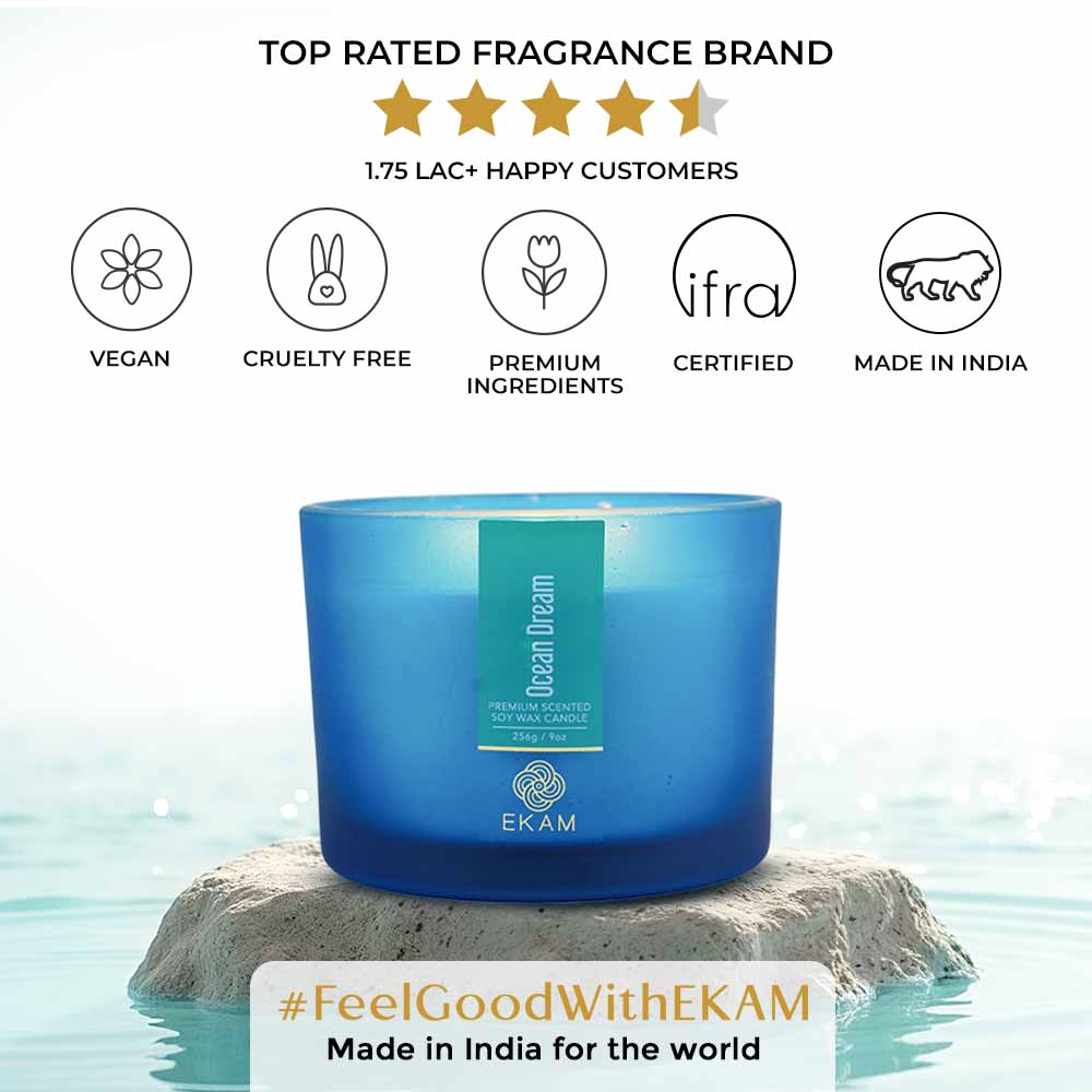 Ocean Dream 3 Wick Scented Candle - Image 9