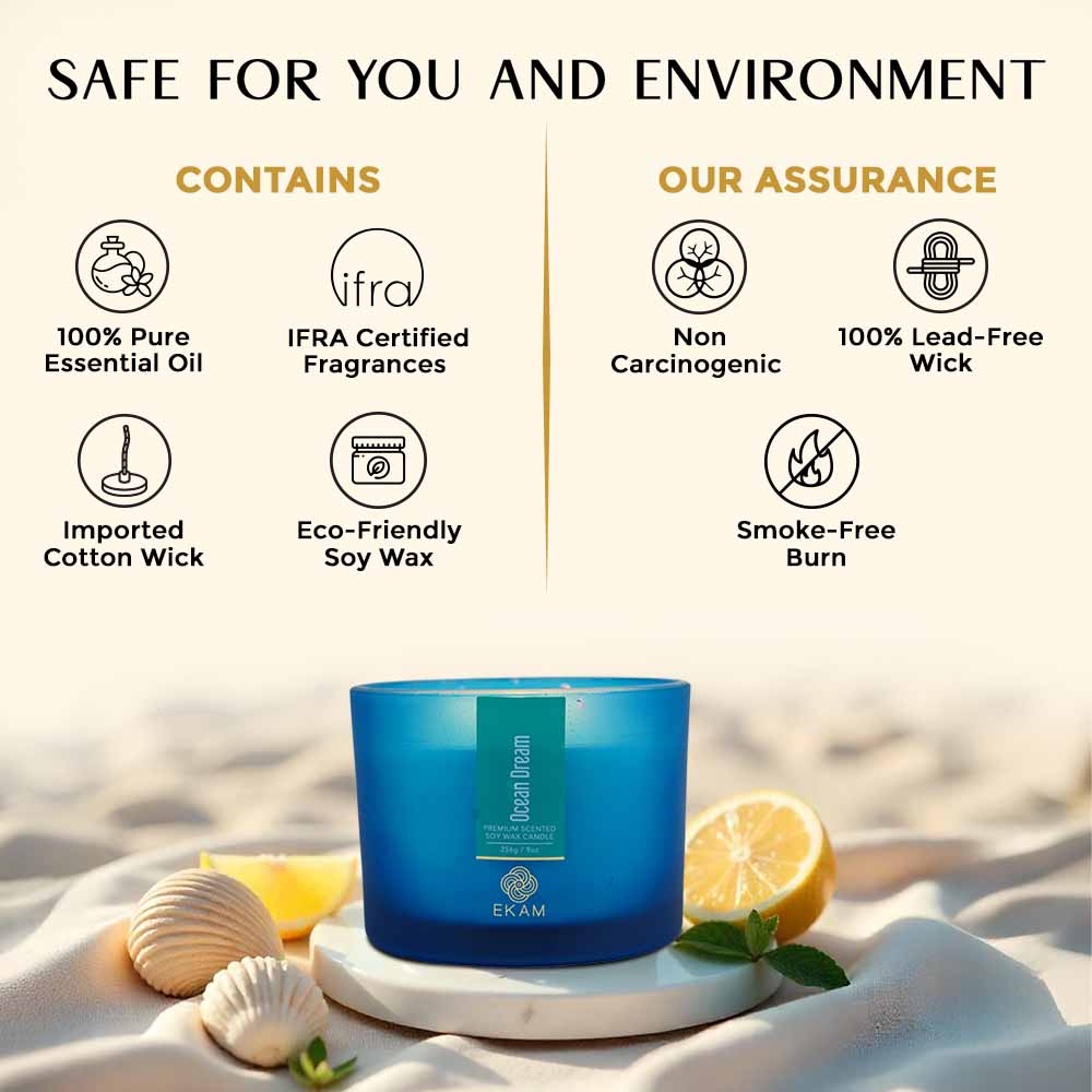 Ocean Dream 3 Wick Scented Candle - Image 7