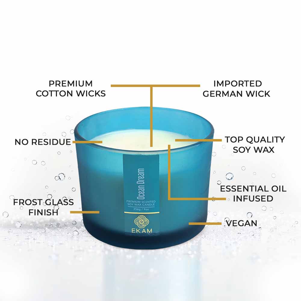 Ocean Dream 3 Wick Scented Candle - Image 8