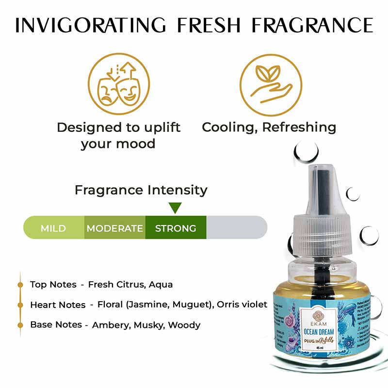 Ocean Dream Scented Air Freshener Plug-In Refill - 45 ML - Image 3
