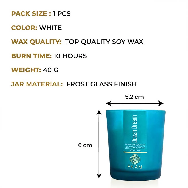 Ocean Dream Shot Glass Scented Candle - Image 4