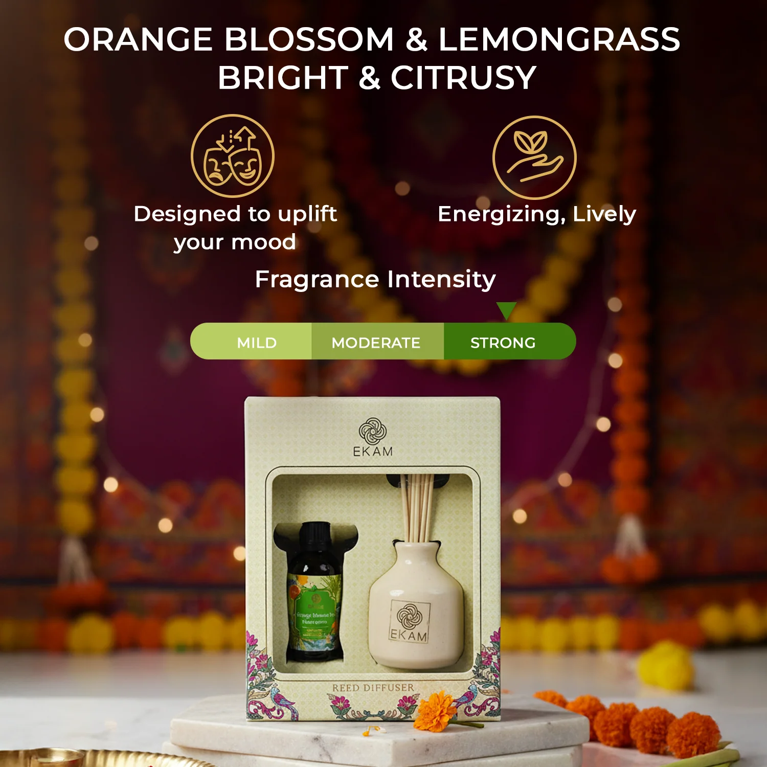 Orange Blossom & Lemongrass Reed Diffuser Set - Image 7