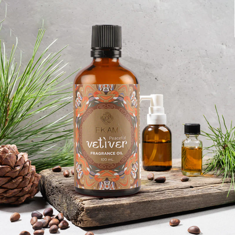 Peaceful Vetiver Fragrance Oil, 100ml - Image 4