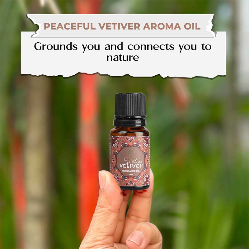 Peaceful Vetiver Fragrance Oil, 10ml - Image 3