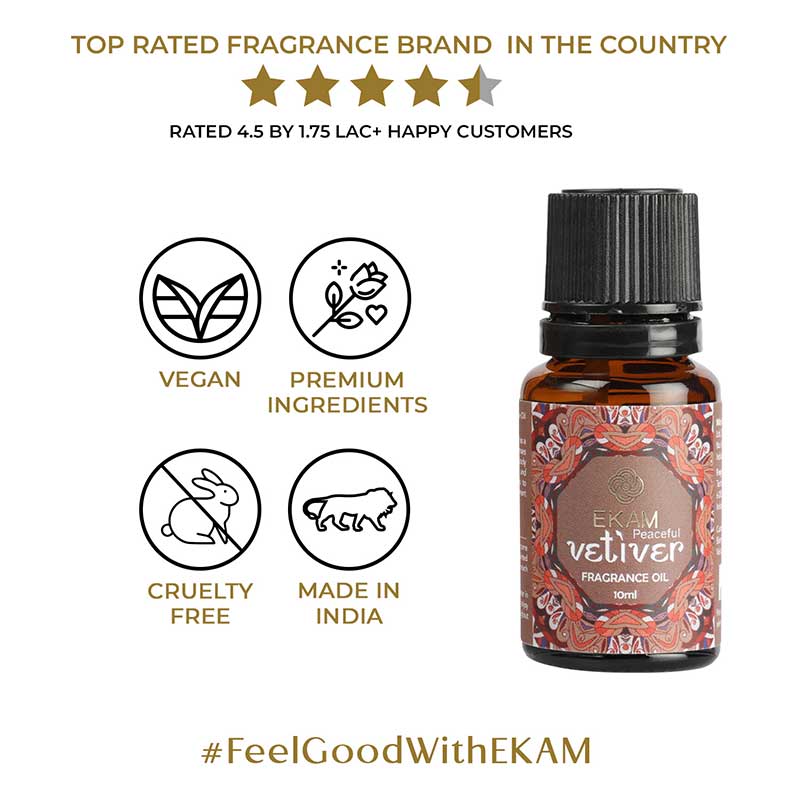 Peaceful Vetiver Fragrance Oil, 10ml - Image 4