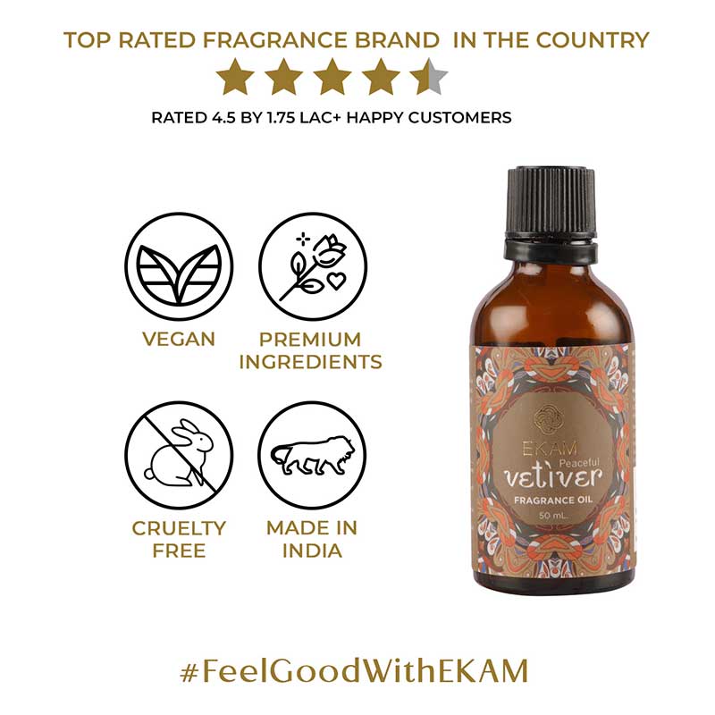 Peaceful Vetiver Fragrance Oil, 50ml - Image 6