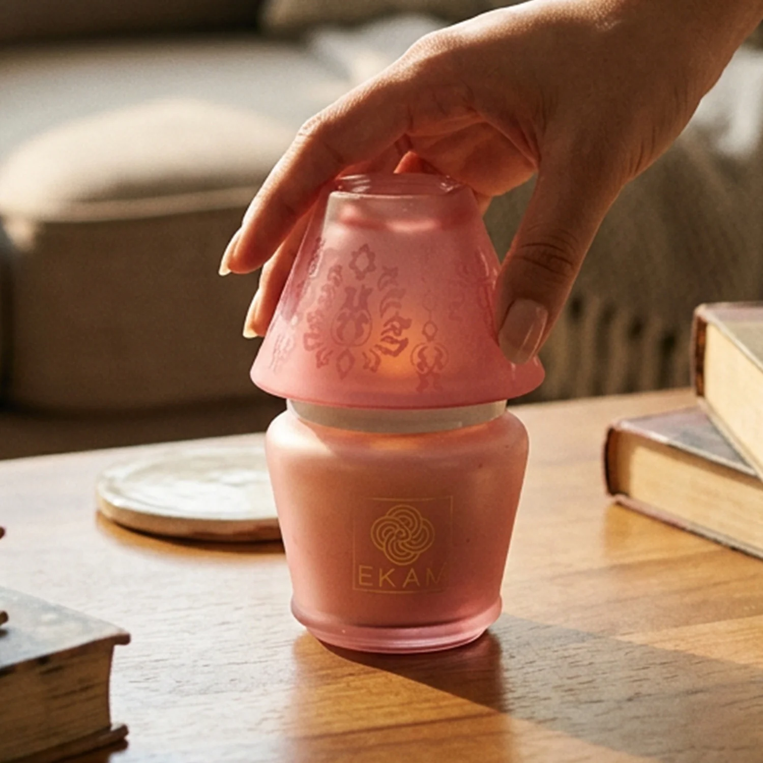 Rose Lampshade Scented Candle - Image 5