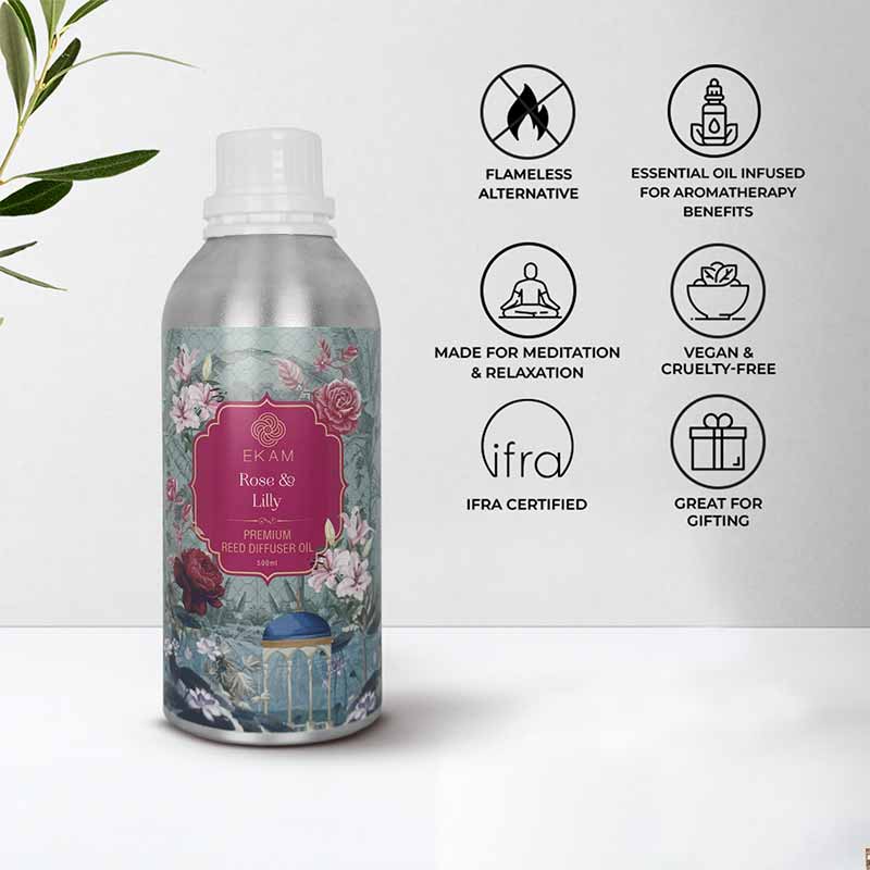 Rose & Lilly Reed Diffuser Oil, 500 ml - Image 3