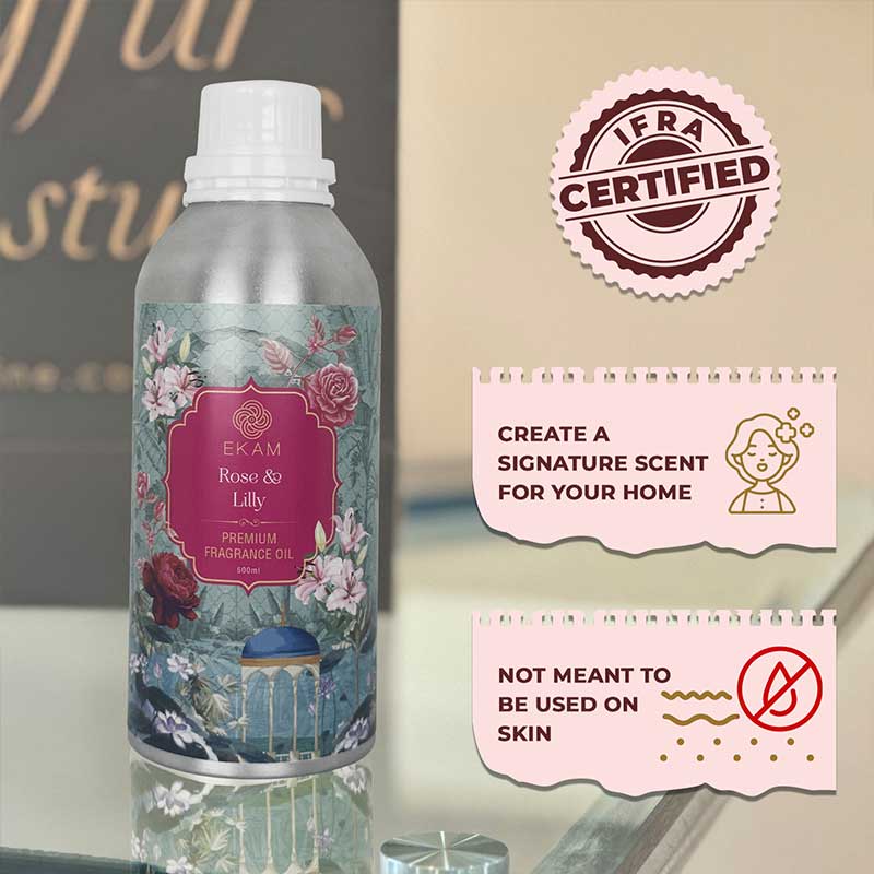 Rose & Lilly Reed Concentrate Fragrance Oil, 500 ml - Image 2