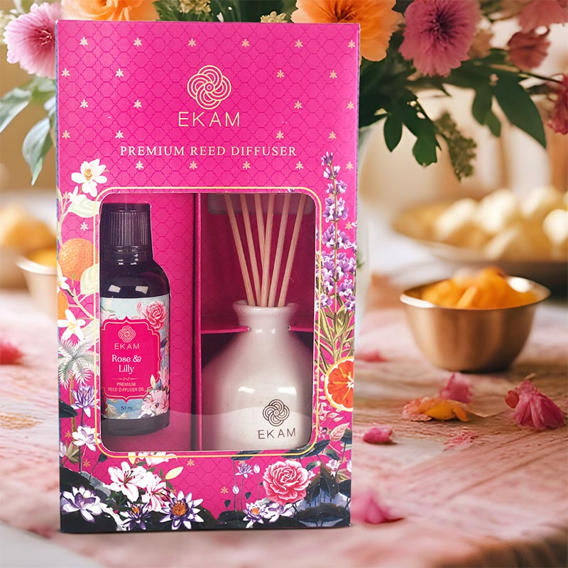 Rose & Lily Reed Diffuser Gift Set - Image 6