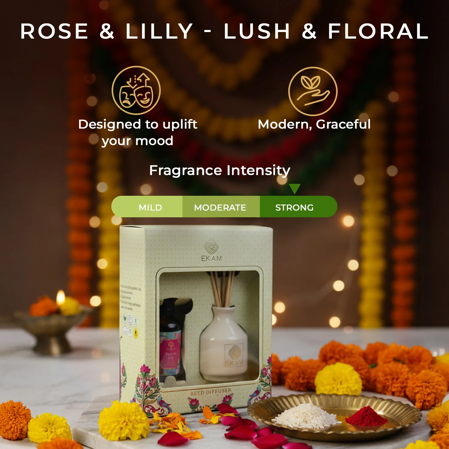 Rose & Lily Reed Diffuser Set - Image 6