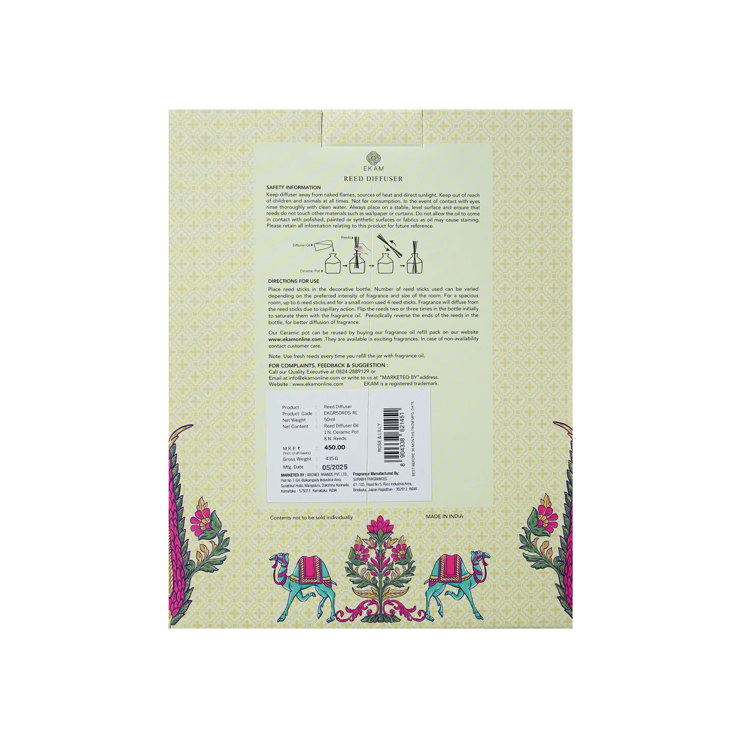 Rose & Lily Reed Diffuser Set - Image 9