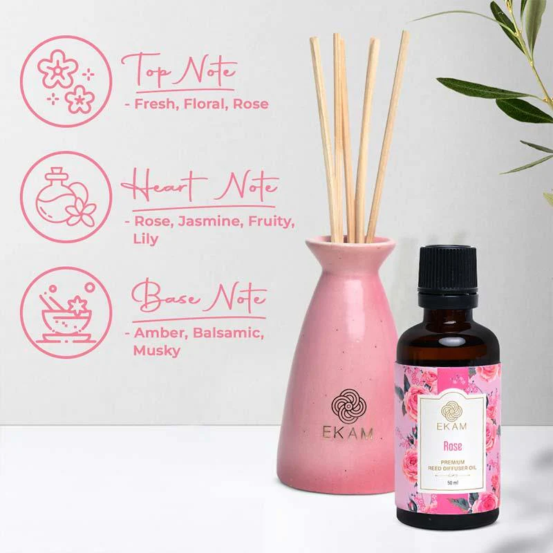 Rose Reed Diffuser Set - Image 4