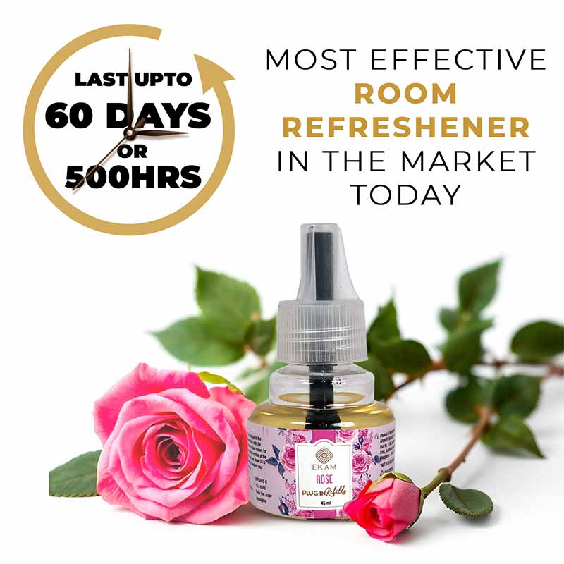 Rose Scented Air Freshener Plug-In Refill - 45 ML - Image 2