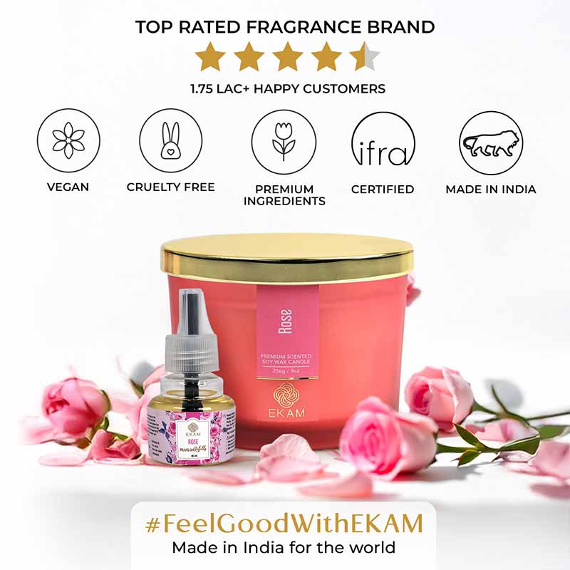Rose Scented Air Freshener Plug-In Refill - 45 ML - Image 8