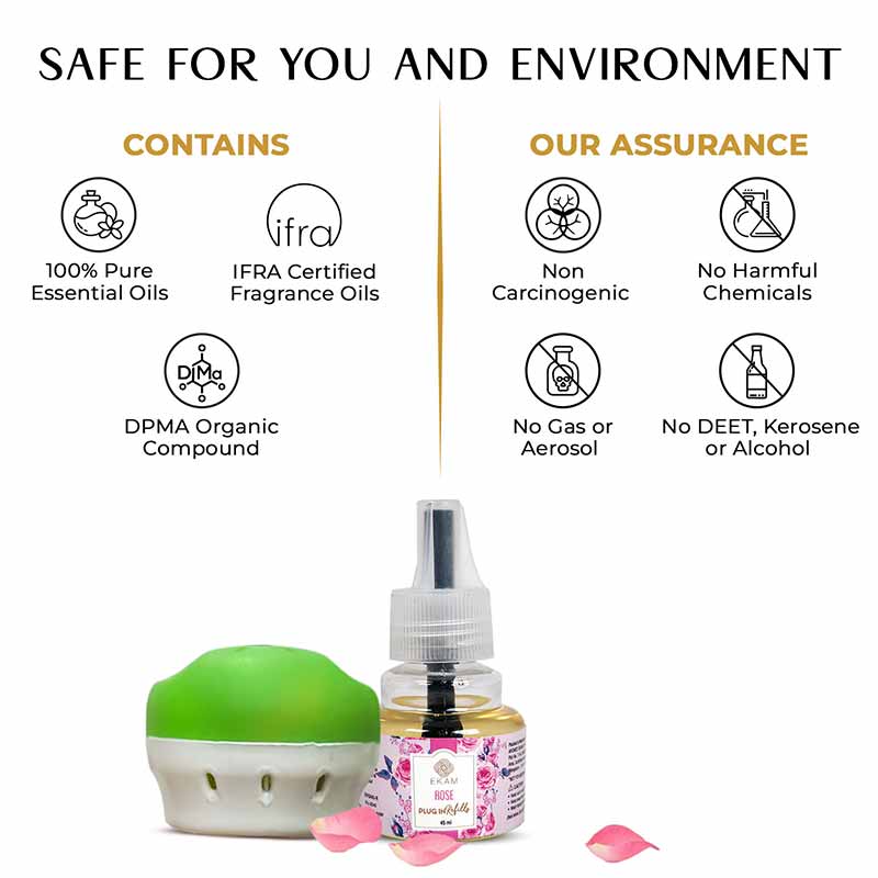 Rose Scented Plug In Air Freshener Kit - Image 4