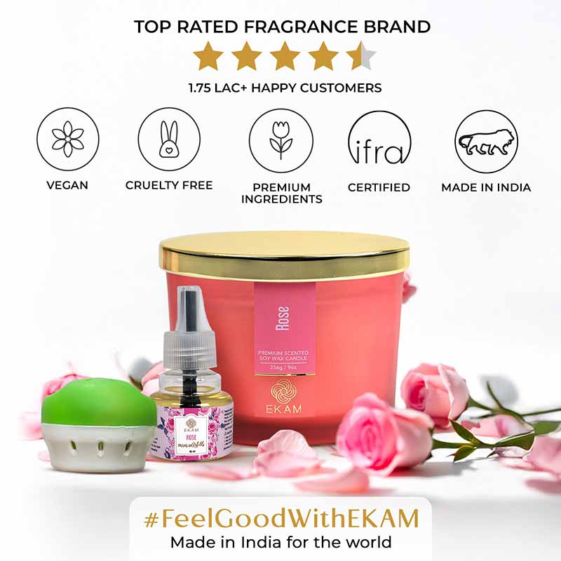 Rose Scented Plug In Air Freshener Kit - Image 8