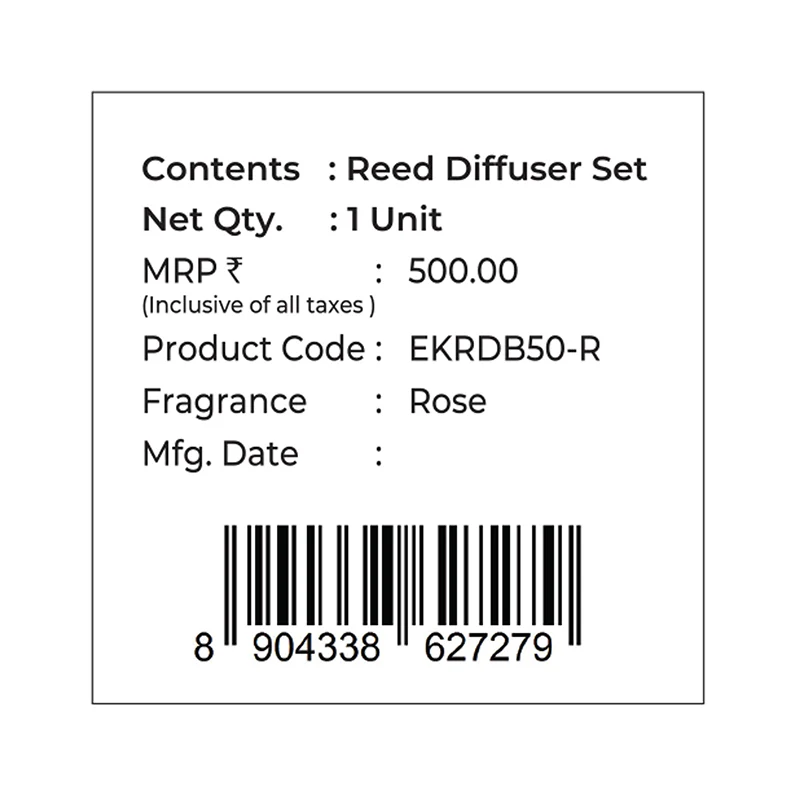 Rose Scented Reed Diffuser Gift Set| Festive Pink Haveli Collection, 2025-26 - Image 10