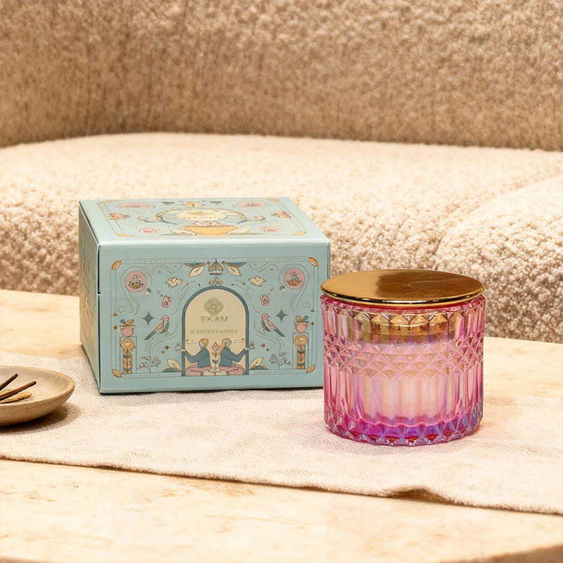 Sacred Lotus 3 Wick Luxe Candle - Image 4
