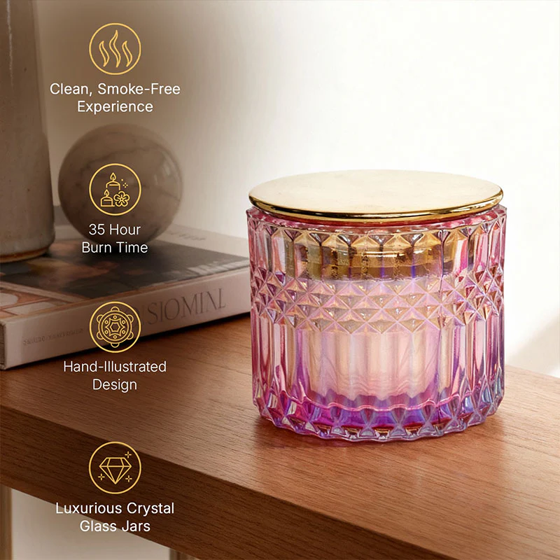Sacred Lotus 3 Wick Luxe Candle - Image 7
