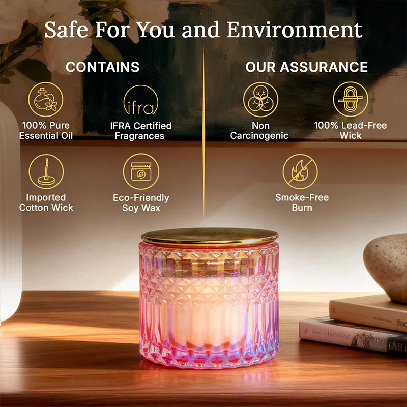 Sacred Lotus 3 Wick Luxe Candle - Image 8