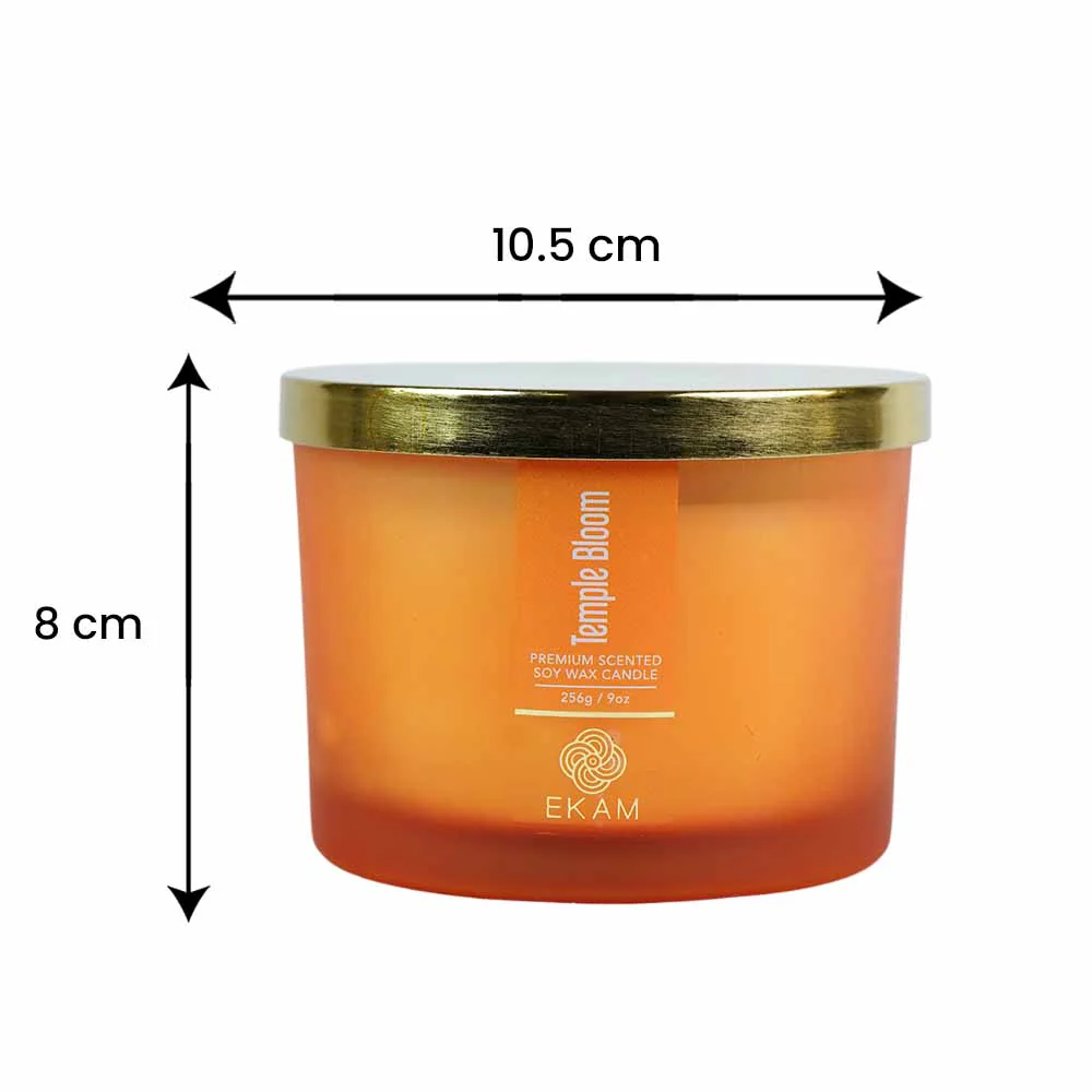 Temple Bloom 3 Wick Scented Candle - Image 10