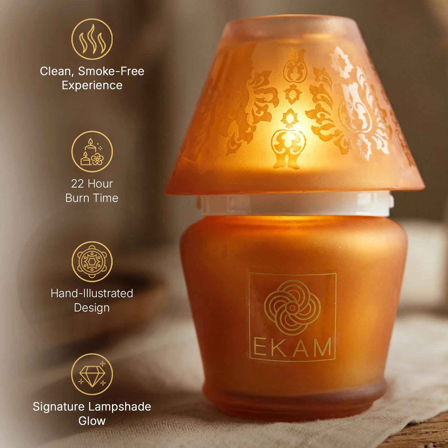 Temple Bloom Lampshade Scented Candle - Image 6