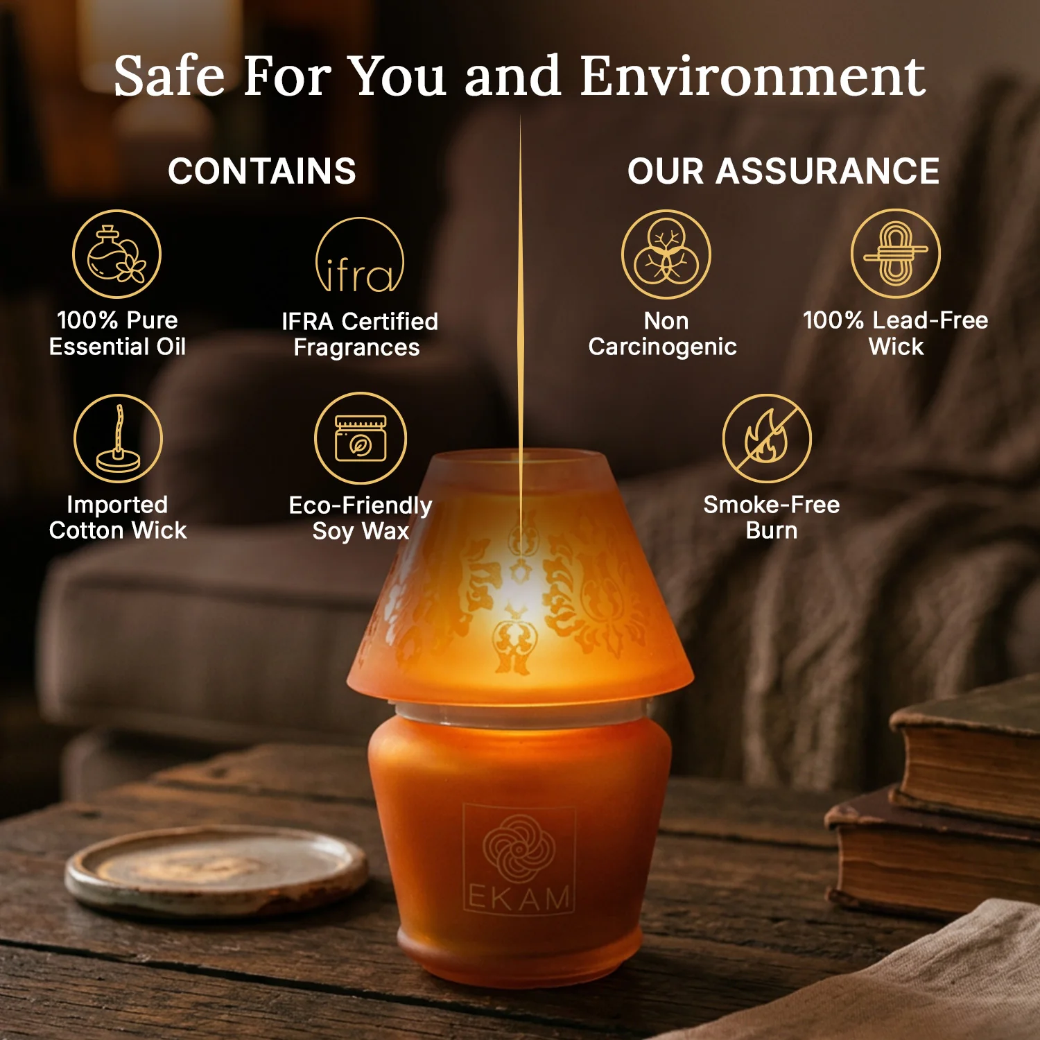 Temple Bloom Lampshade Scented Candle - Image 8