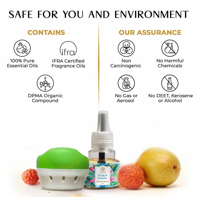Tropical Paradise Scented Plug In Air Freshener Kit - Image 4