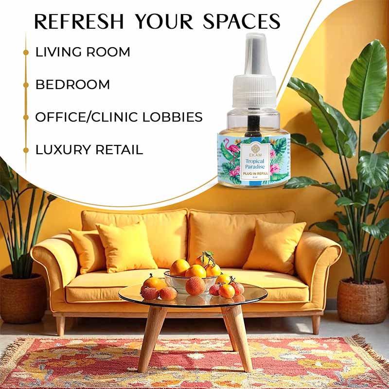 Tropical Paradise Scented Plug In Air Freshener Kit - Image 7