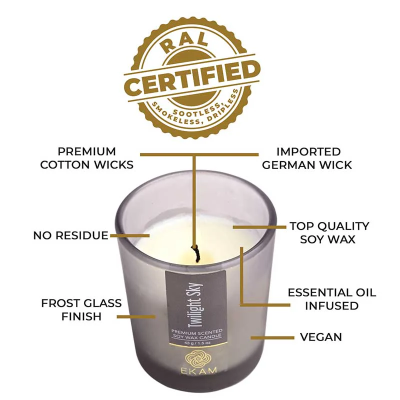 Twilight Sky Shot Glass Scented Candle - Image 3