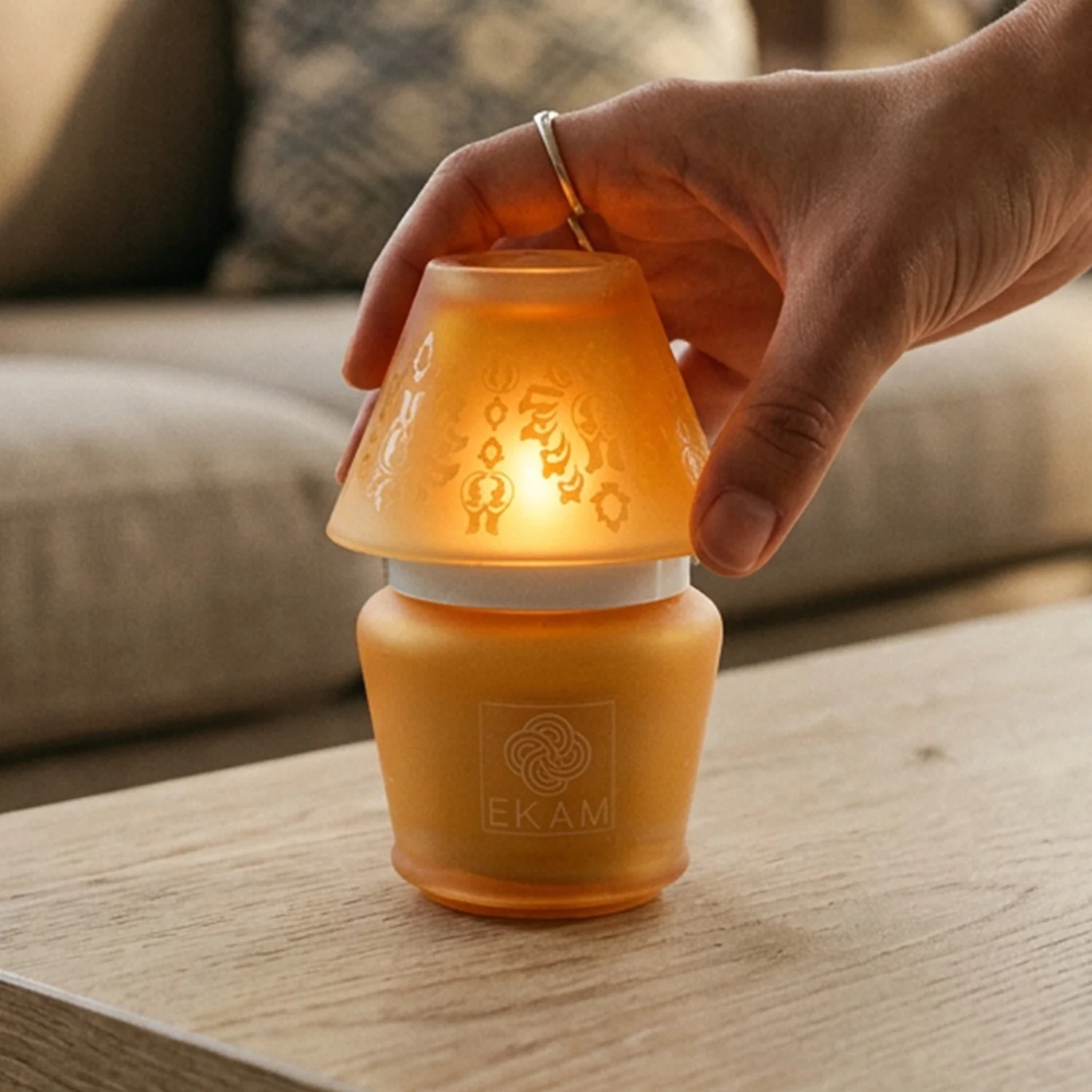 Vanilla Lampshade Scented Candle - Image 5
