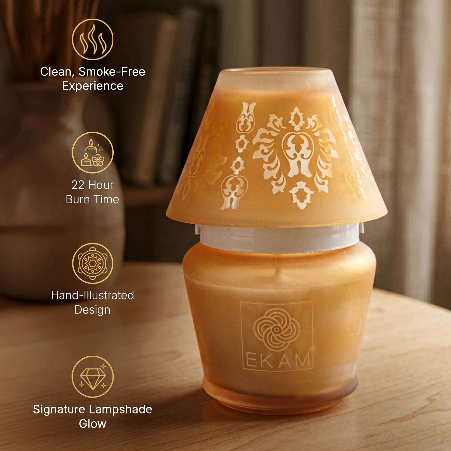 Vanilla Lampshade Scented Candle - Image 6