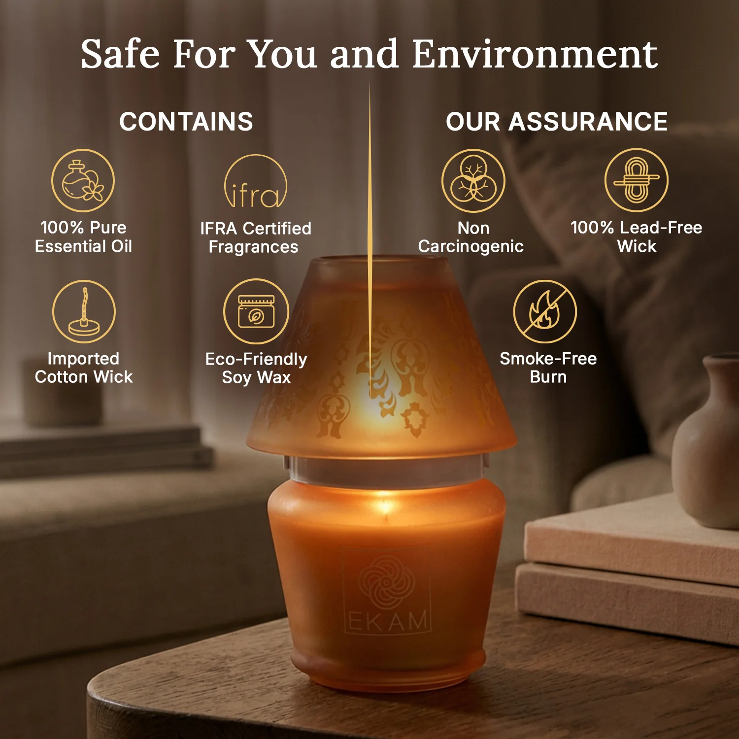 Vanilla Lampshade Scented Candle - Image 8