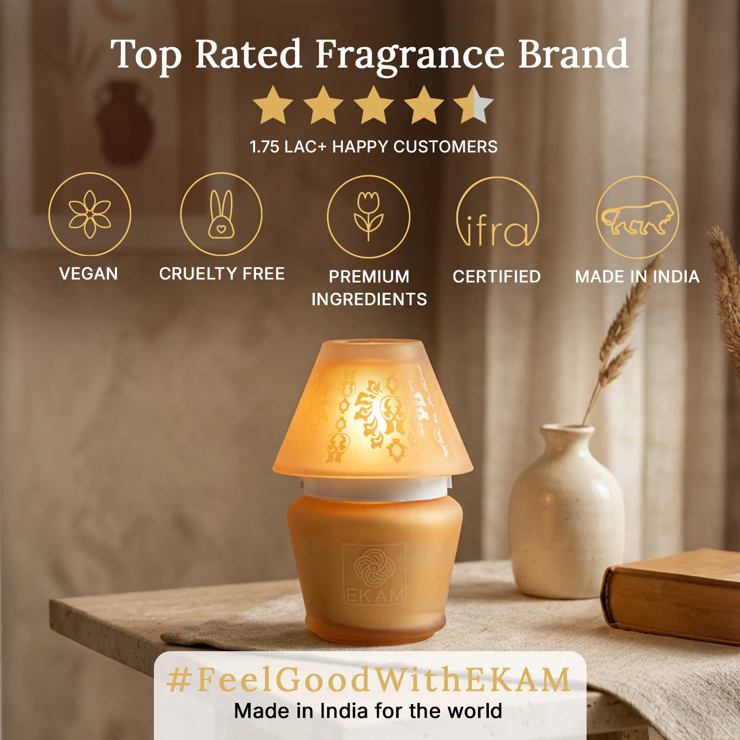Vanilla Lampshade Scented Candle - Image 9