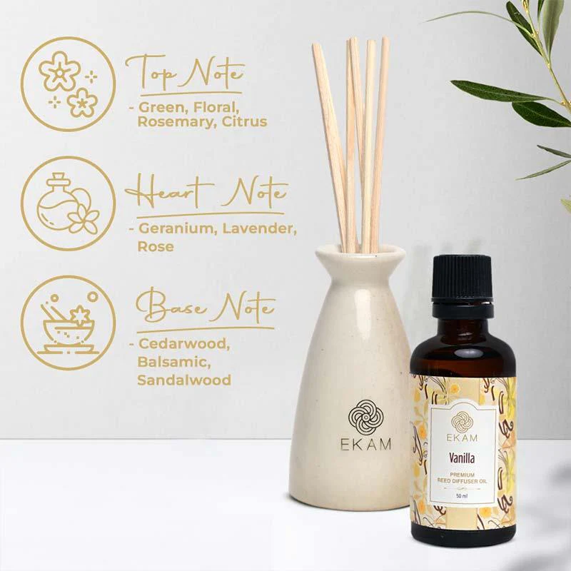 Vanilla Reed Diffuser Set - Image 5